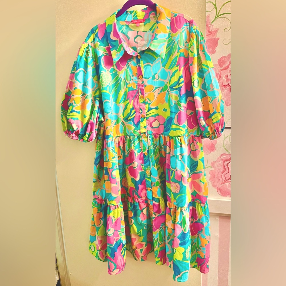 Flying Tomato Vibrant Floral Mini Dress